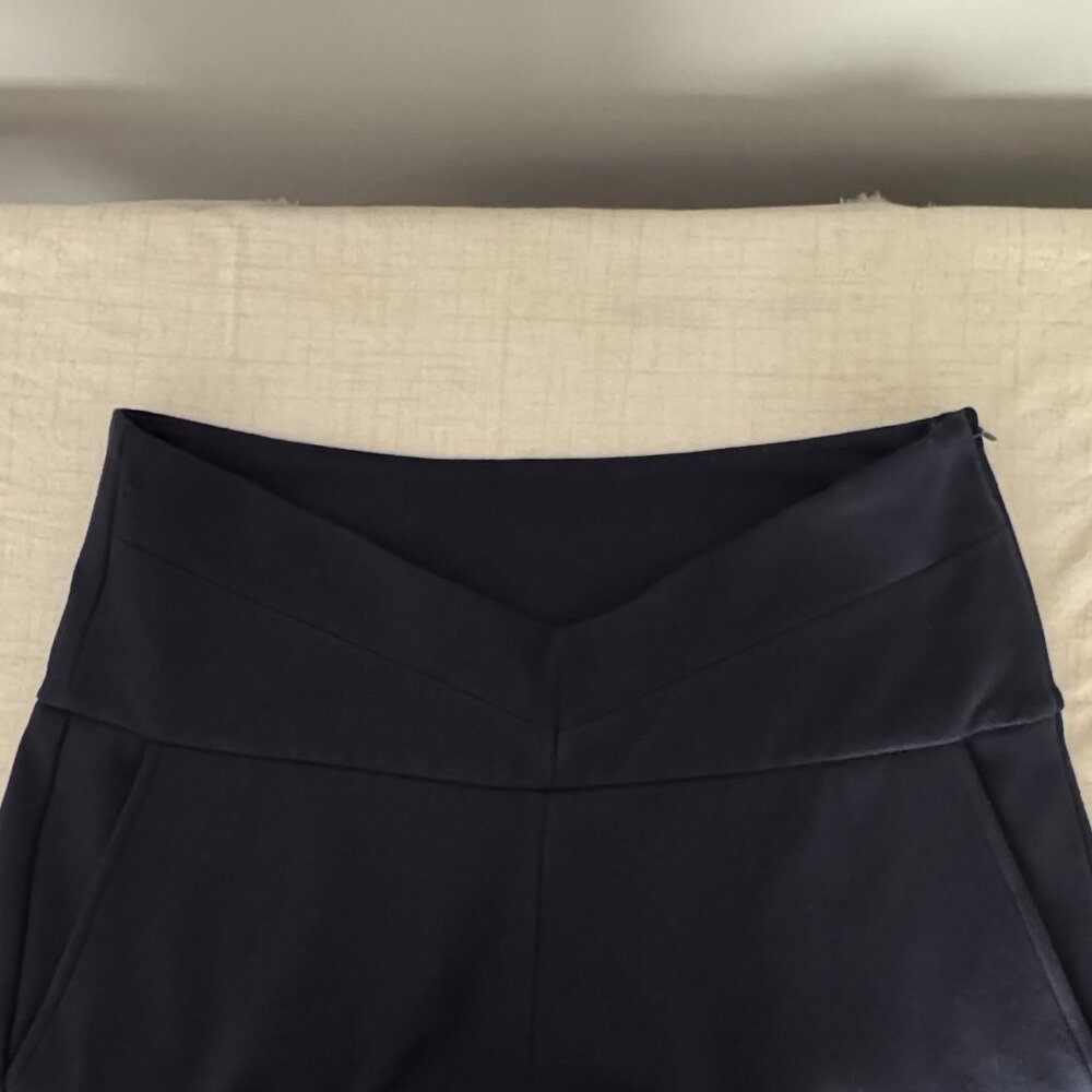 CAbi Dark Navy Blue High Rise Wide Leg Trouser - Size 6 - #3920R - Picture 4 of 12